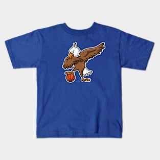 Dabbing dab American Eagle basketball Kids T-Shirt